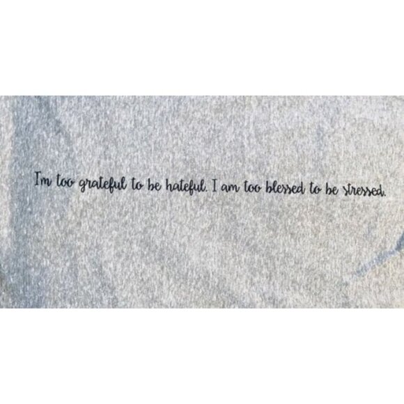 Maternity T-Shirt "Blessed" Slogan Short Sleeve Casual Fit Medium - Picture 3 of 4